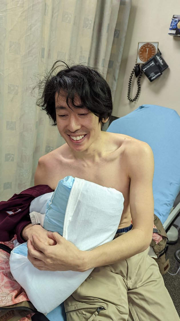 This was about an hour in